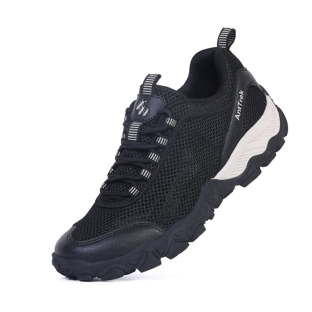 Outdoor Hiking Men Shoes Anti-slip Wear-resistant Flat Lightweight Sports Shoes Men Breathable Mesh Thick-soled Casual Shoes Men