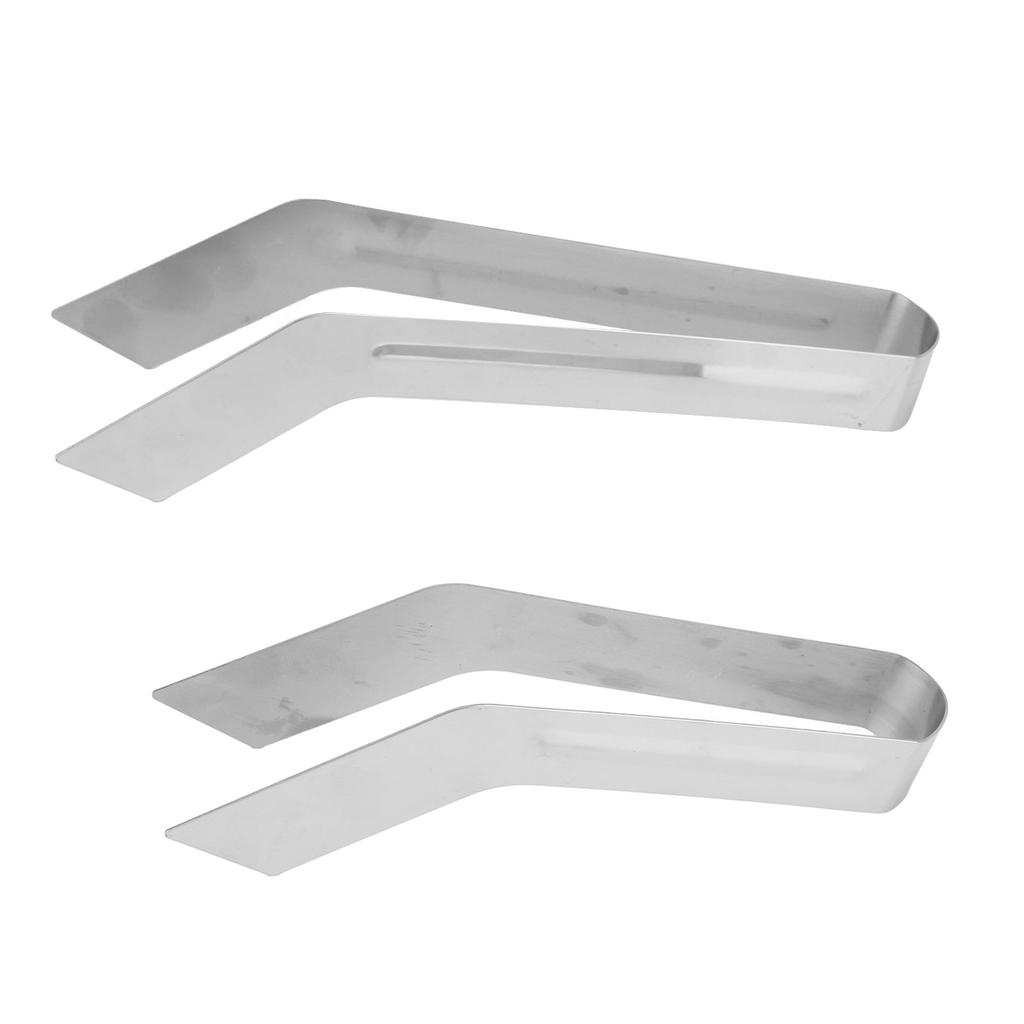 2pcs Stainless Steel Gardening Plants Transplant Tong Plant Remove Transplant Plier for Reducing Root Damage