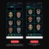 NEUE LED APP Maske Bluetooth APP Steuerung Gesichtsmasken Smart Maske Kann Dynamische Karnevalsfotos Ändern LED Gesichtsmasken für Halloween