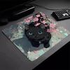 Cute Cat Small Mousepad Pc Gaming Accessories Rubber Mausepad XS Gamer Deskmat Square Office Keyboard Mause Pads Desk Computer