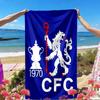 Chelsea F.C Print Beach Towel, Versatile Lightweight Absorbent Beach Towel for Pool Surf Yoga Bathroom, Perfect Birthday Holiday Gift