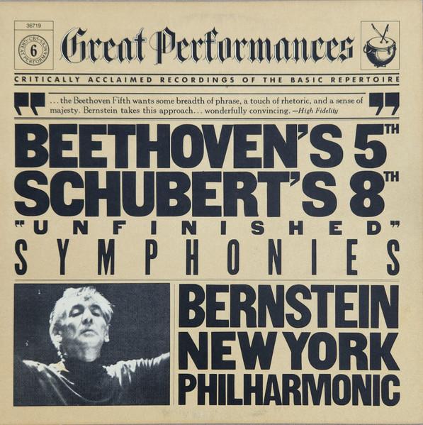LP Record LEONARD BERNSTEIN NEW YORK PHILHAR Beethoven Symphony No5 In C Minor MY36719 CBS 1981 US Classical Used
