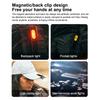 Rechargeable Small Flashlight Camping Flashlights 4 Modes Portable Mini Torch Light Pocket Lantern Flood Work Light With Magnet
