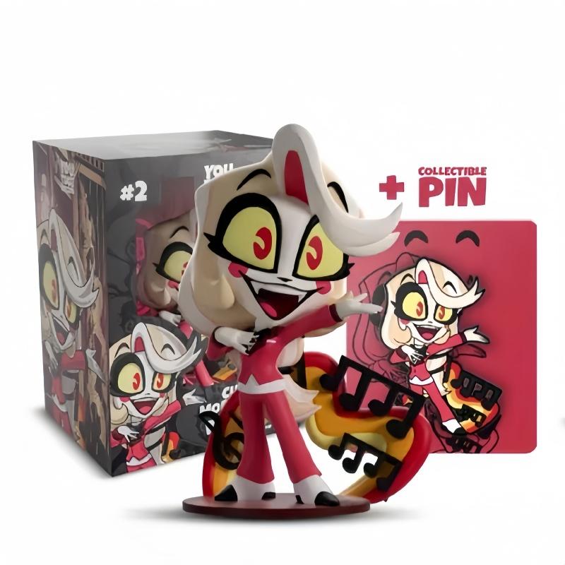 Latest Popular 13.4Cm Pvc Youtooz Hazbin Hotel Game Action Figurine Collectible Model Trendy Desktop Ornaments Garage Kit Doll Toys Gifts