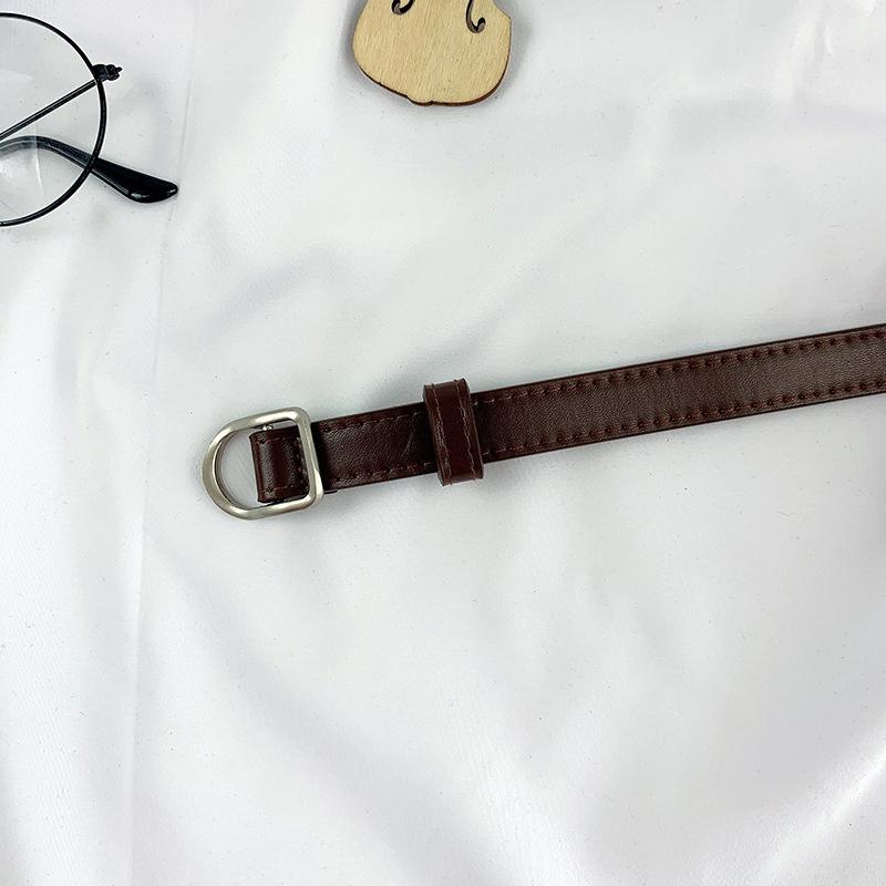 Curea Piele Pu Pentru Femei Catarama Patrata Catarama Pin Curea pentru blugi Chic Doamnelor