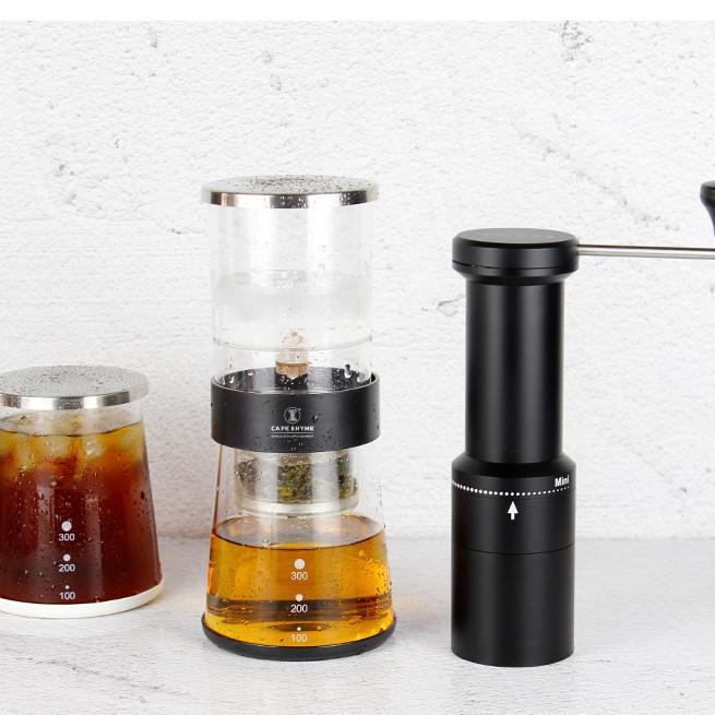 Ice Drip Coffee Maker with High Borosilicate Glass - Cold Brew Pot for Commercial and Household Use