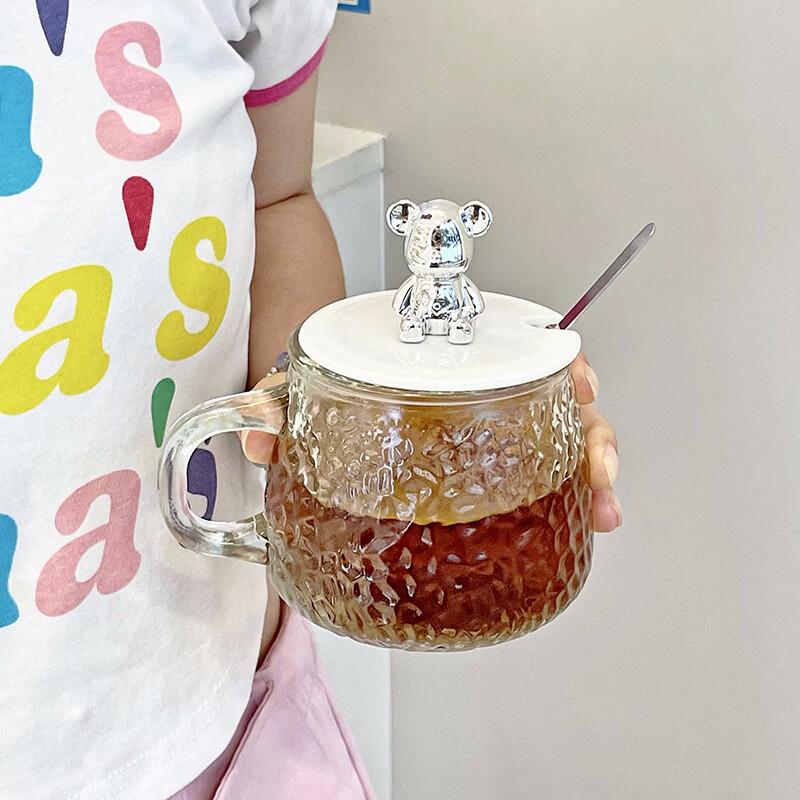 

Очаровательные маленькие мишки, термостойкие стеклянные стаканы (Набор из 2 шт., 400 мл)