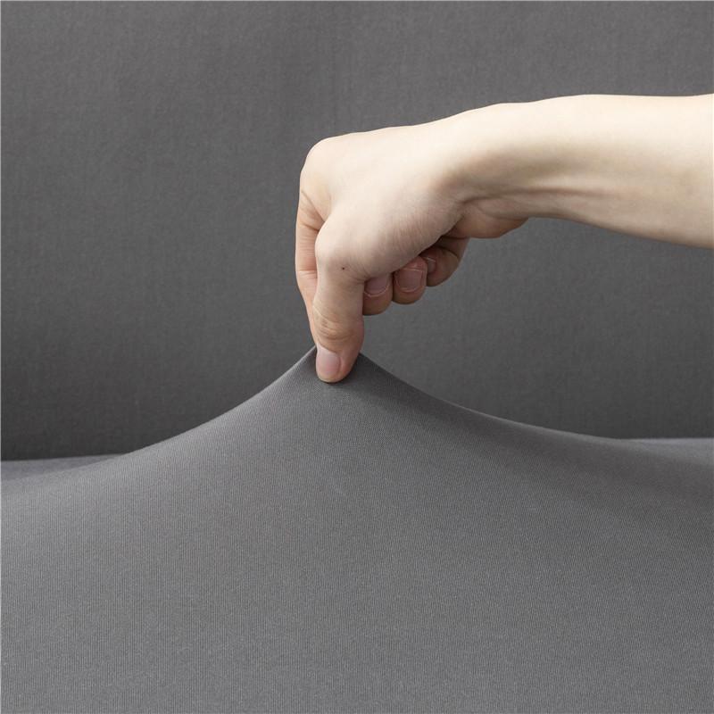 Grey Color Chair Covers Spandex Desk Seat Chair Covers Seat Protector Slipcovers For El Banquet Wedding Universal Size 1Pc