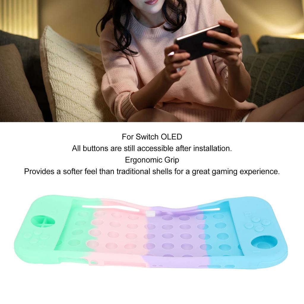 For Protective Case Scratch Resistant Game Console Silicone Protective Cover