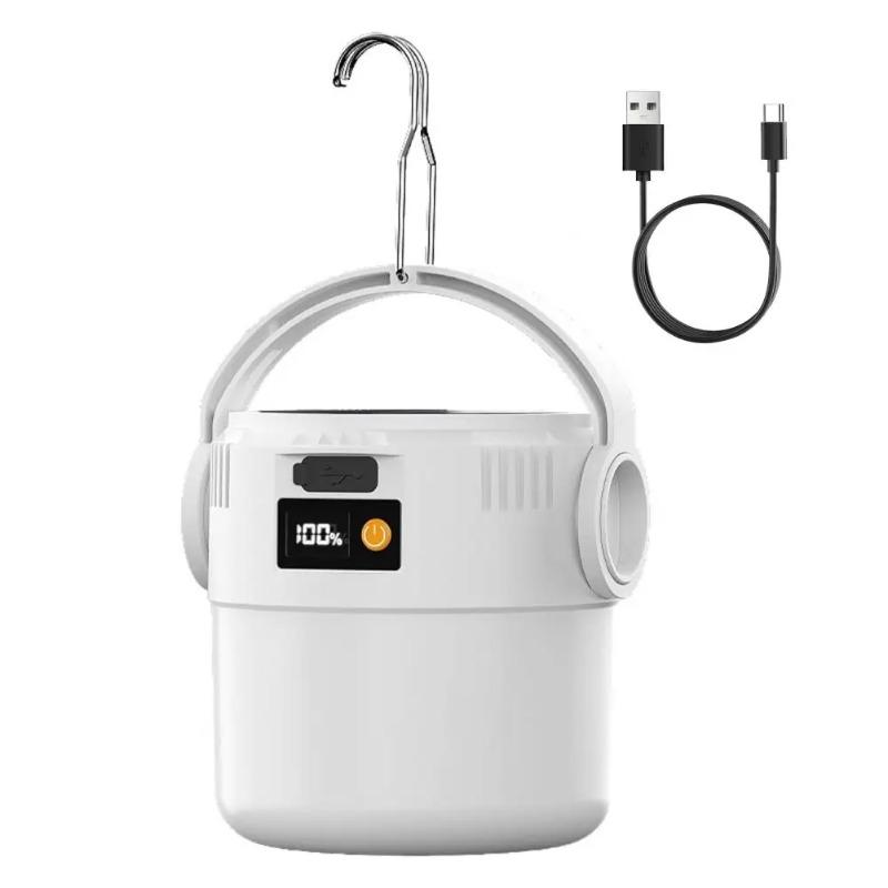 Solar LED COB Camping Lights Lightweight Camping Lantern USB/Solar Rechargeable Waterproof Lamp For Outdoor Home Hiking Night