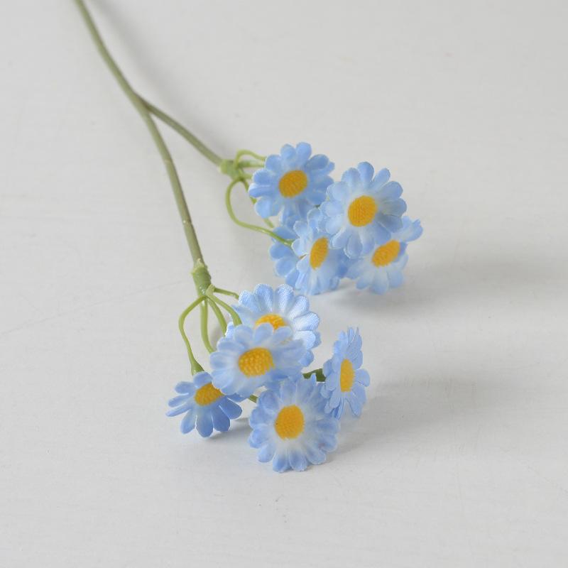 Искусственная Ромашка Маргаритка Персидский Цветок с 2 Веточками для Дома Фото Сада Декор Букет