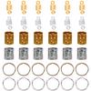Hair Extensions Rings Buckle Braids Dreadlocks Beads Braided Hair Extensions