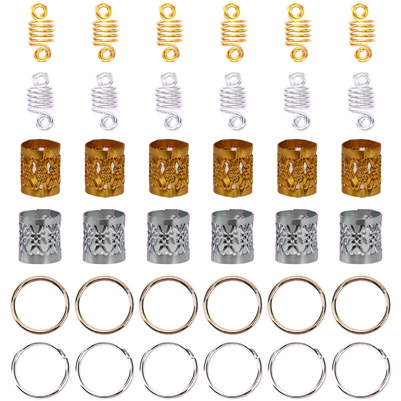 Hair Extensions Rings Buckle Braids Dreadlocks Beads Braided Hair Extensions