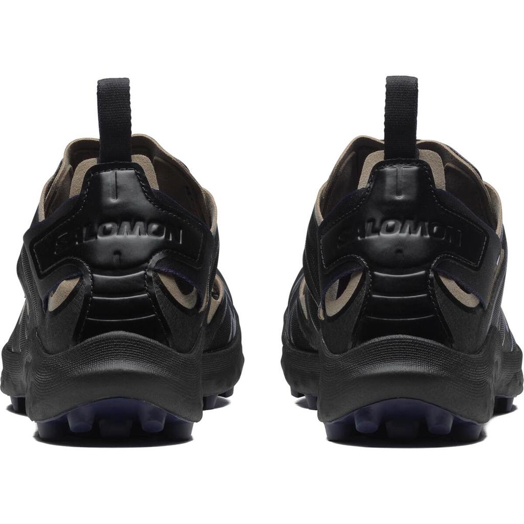 SALOMON Slip Resistant Abrasion Resistant River Trekking Shoes Unisex Black Sneakers 476747