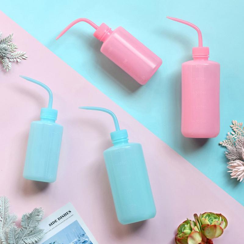 1Pc 250Ml Eyelash Extension Elbow Flush Bottle Makeup Wash Squeeze Bottle