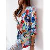 New Fashion Women's Printed Blazer, Casual Spring Outerwear, European American Style, Popular For Crossborder Women