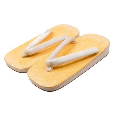 [Kyoetsu] Sandal-style Sandals with Sponge Sole and High-quality Thong (L (27cm), White)