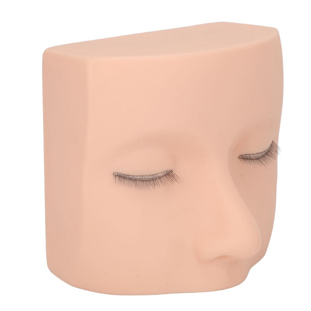 Eyelash Extension Mannequin Head PVC Realistic Comfortable Touch Reusable Practical Mannequin Head