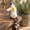 Humorous Housewarming Gift Funny Chicken Decor Yard Art, Resin Rooster Outdoor Statues, Art Creative Sculptures for Patio Garden Balcony Ornaments