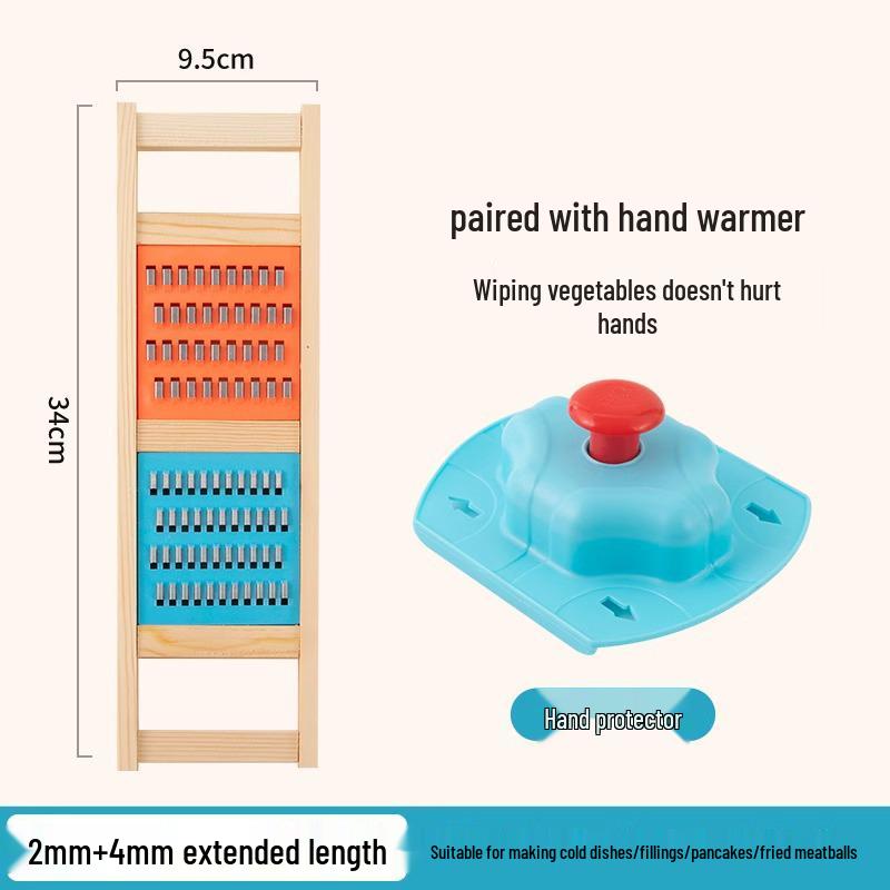 Safe & Multifunctional Vegetable Slicer: Kitchen Shredder & Grater for Radishes, Cucumbers, Cabbage, Potatoes