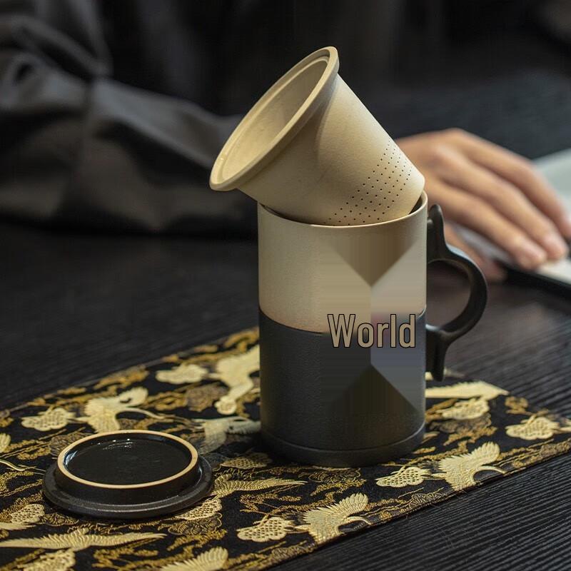 Edenus Transparent Matte Glaze Ceramic Tea Cup