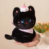 Cartoon Cute Black Cream Little Black Cat Doll Cute Cat Plush Toy Doll Children's Pillow Gift