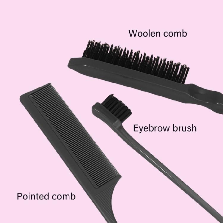 9pcs Professional Hairdresser Comb Hairbrush Hair Clip Set for Styling and Detangling Women Smooth Grooming Tool