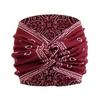Bohemian Cashew Print Wide Headband for Women: Sport, Running, Face Washing, Makeup, Hair Tie