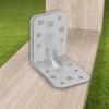 Équerres de fixation - KOTARBAU - 60 x 60 x 45 mm - Acier galvanisé - Lot de 25 - 90 °