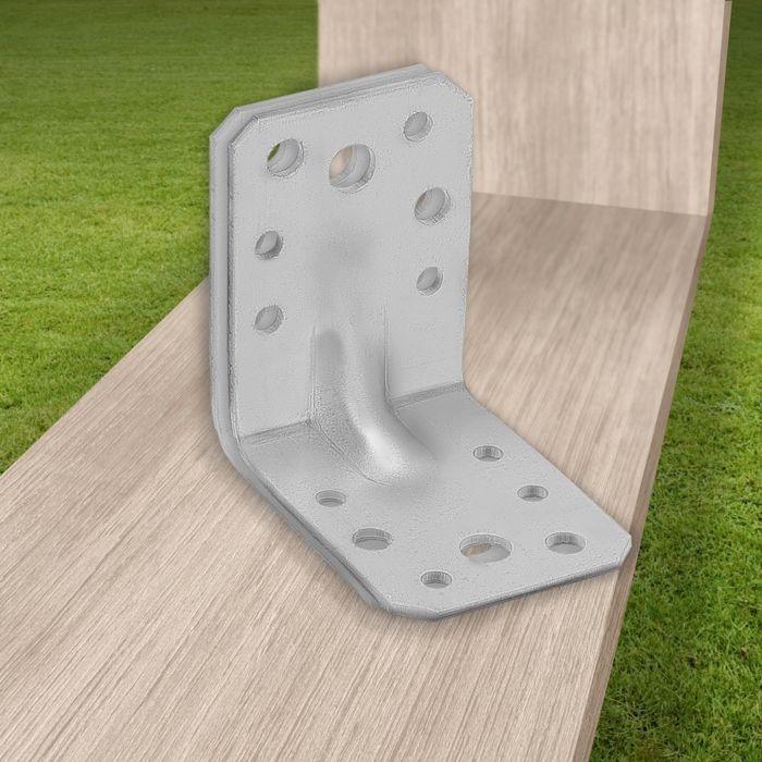 Équerres De Fixation - KOTARBAU - 60 X 60 X 45 Mm - Acier Galvanisé - Lot De 25 - 90 °