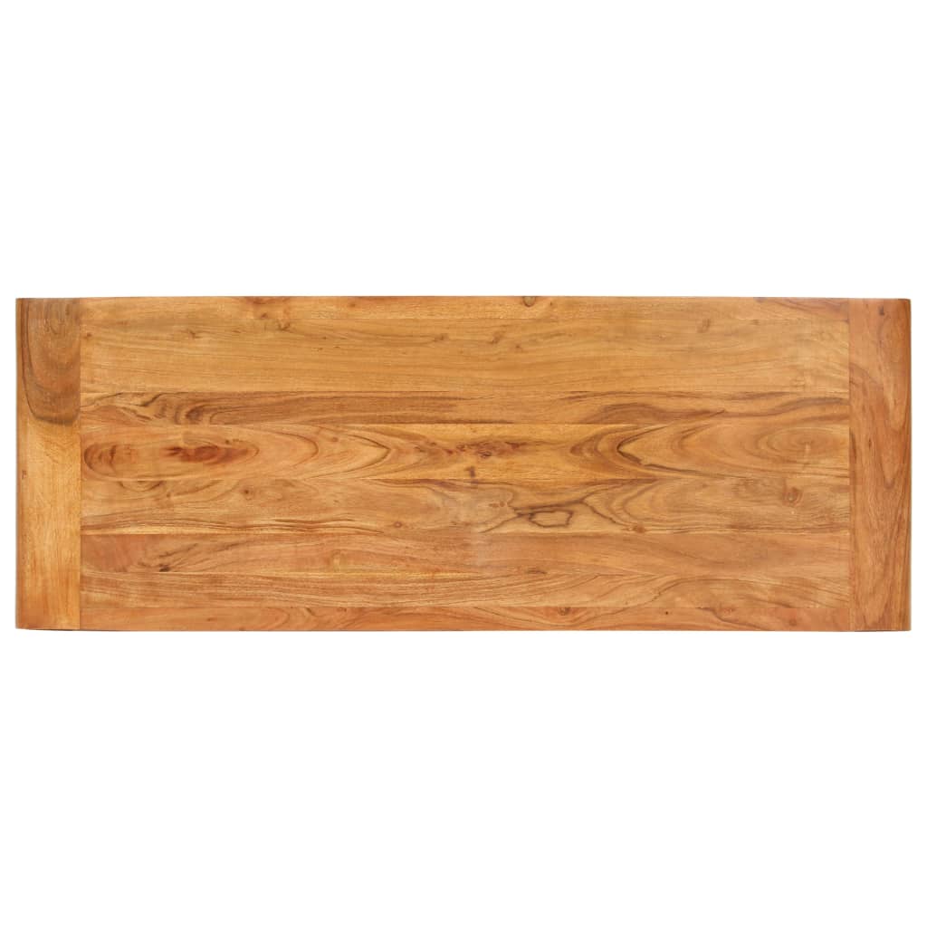 Console Table 110x40x76 cm Solid Wood with Honey Colored Finish