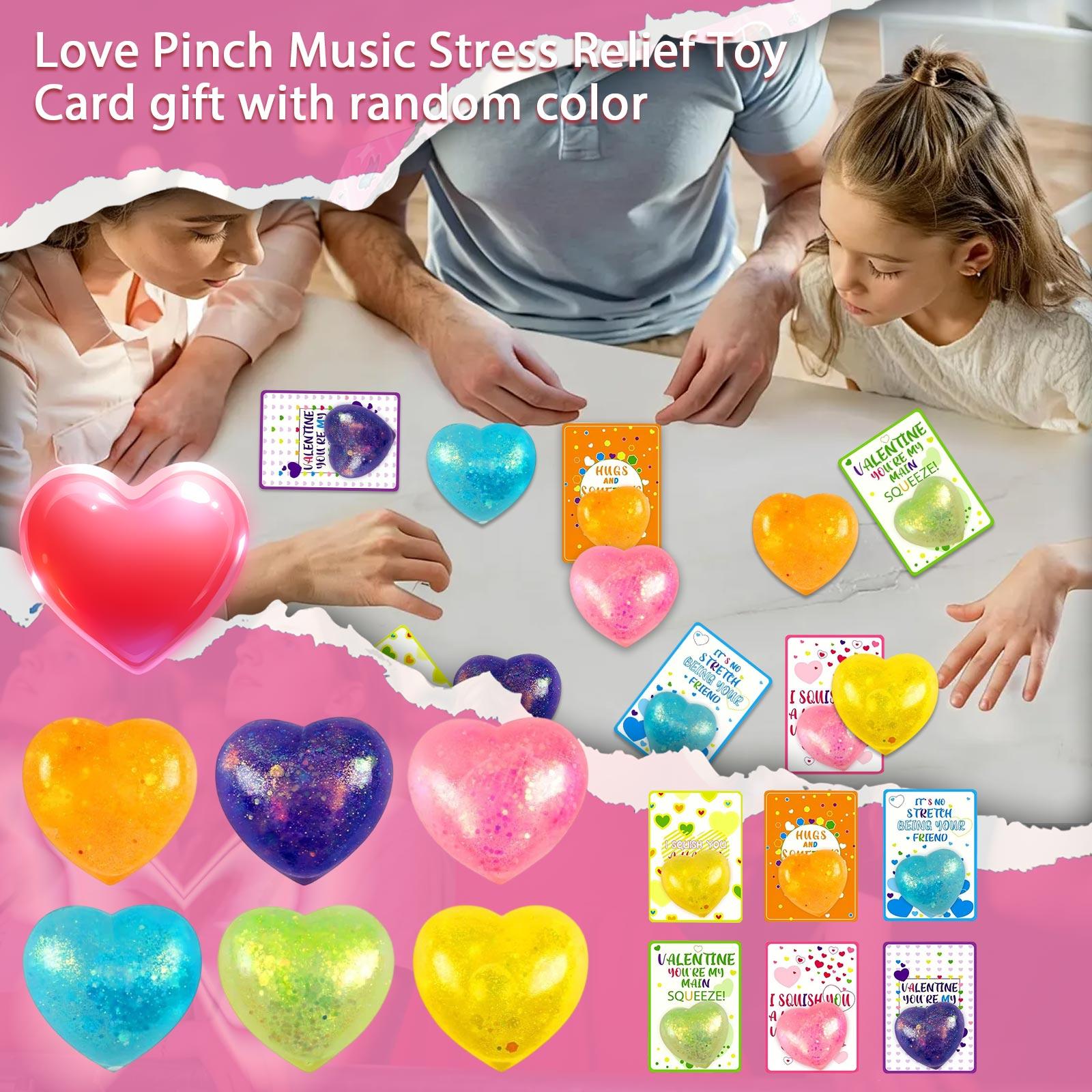 

Love Pinch, Pinch Music, Decompression Toy Card, Gift, Random Color One Size
