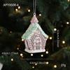 Snowflake Christmas Tree Ornament PVC 3D Pink Pendant DIY Lollipop Ornaments  Holiday Decor