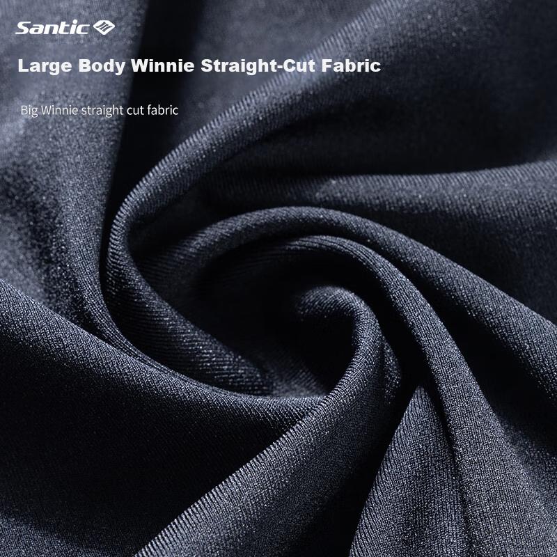 Sendike Santic Spring And Summer Cycling Shorts, Bicycle Riding Wear for Men, Pingfan Wuji, Black, Size L