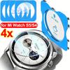 1-4Pcs Premium Screen Protectors for Xiaomi Watch S5 S4 41mm Smartwatch 9H Hardness Tempered Glass Film with Auto Alignment Kit 7