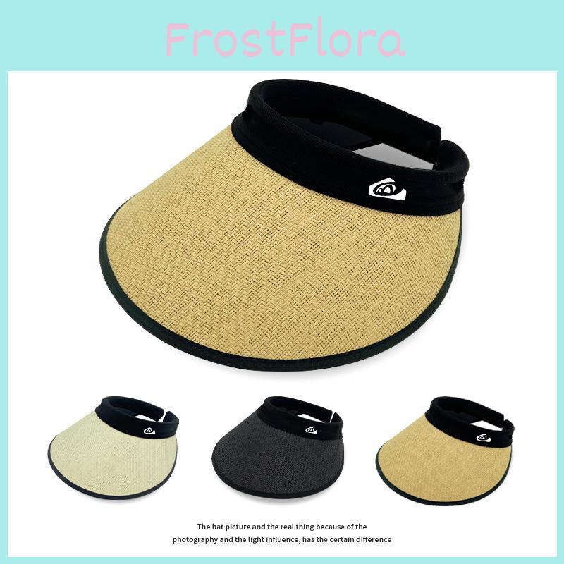 Women's Summer Straw Sun Hat With Breathable Material For Outdoor Activities