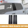 Car Window Pillar Post Trim Sticker Decal For Ford F150 2009-2014 Carbon Fiber
