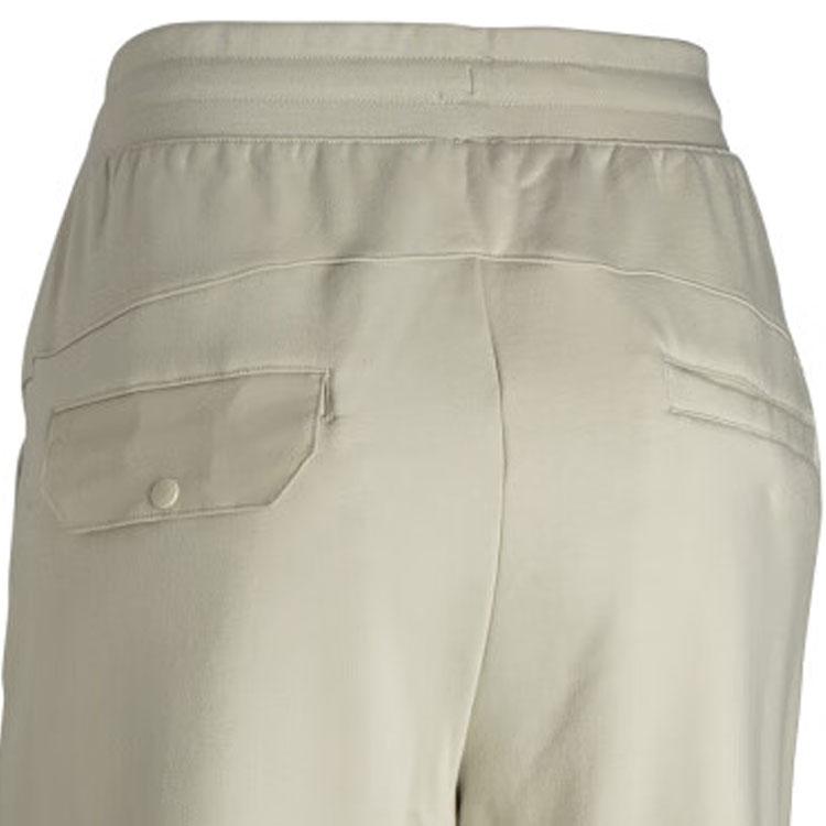 Under Armour L4L Elevated Solid Color Drawstring Fleece Training Jogger Pants Women Bottoms Dusty-Pink Gray 1388058-273