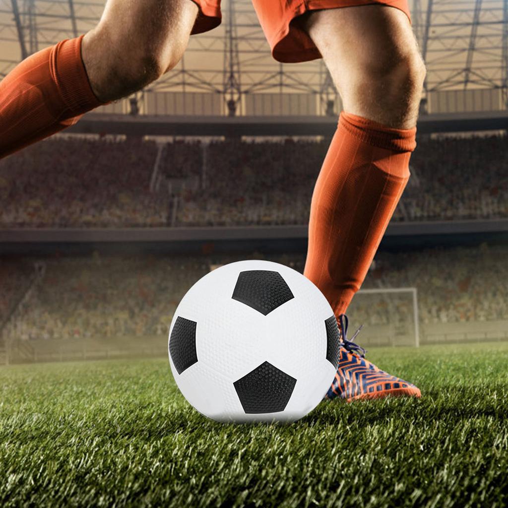 Quality Rubber Football No.5 Soccer Ball for Training Practicing with Inflation Needle