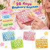 Mini Fingertip Button Keyring Animals Stress Relief Fidget Toy  Bag Ornaments