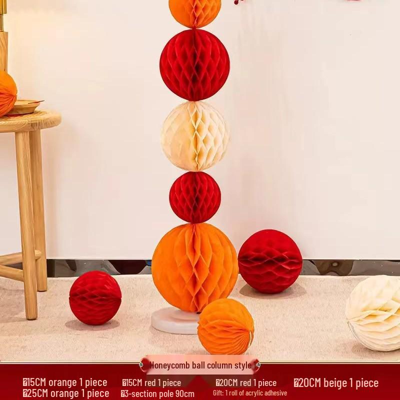 

3D Double Happiness Floor Decor: Wedding & Engagement Ornament