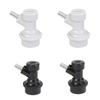 4 Piezas Conector de Bloqueo de Bola, Desconexión de Bloqueo de Bola para Barril de Cerveza, Conectores de Líquido / Gas para Elaboración Casera, Piezas para Barril Corny / Cornelius