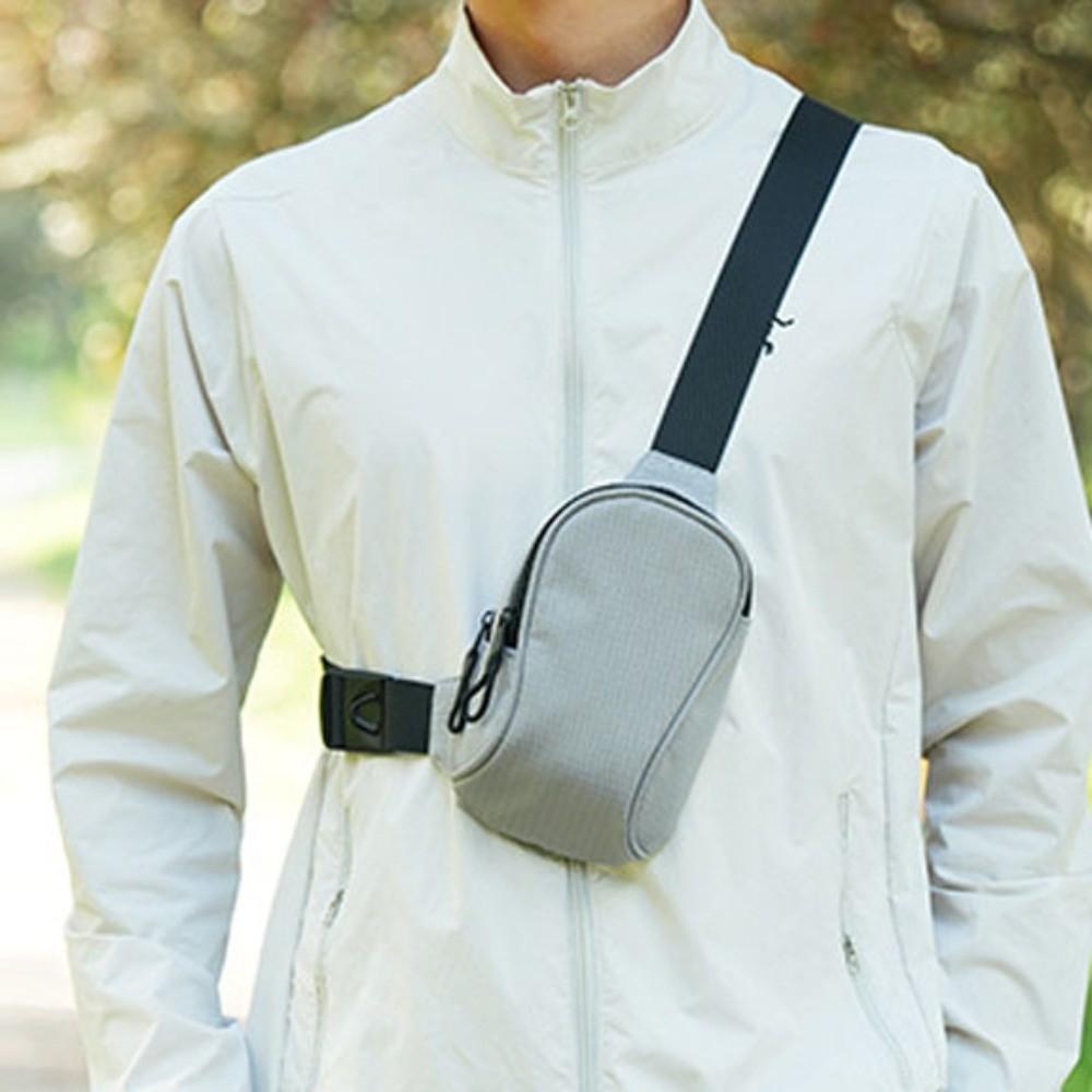 Solid Color Mobile Shoulder Bag Chest Pack Sports Shoulder Crossbody Bag  Girl