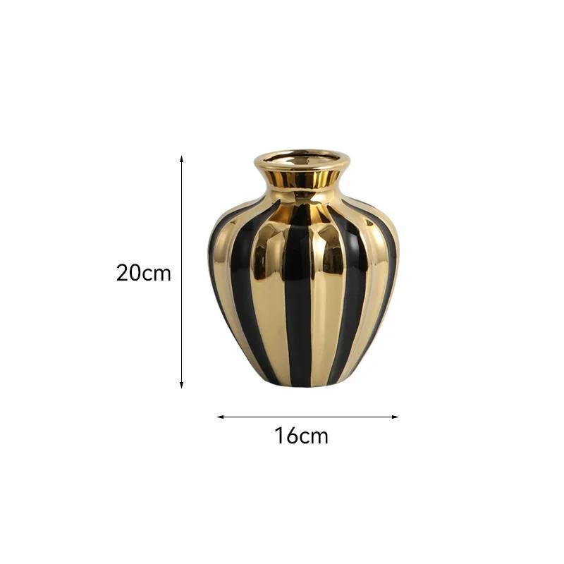 

Creative Living Room Vases Flower Arrangements Ceramic Jars Dining Table Decorations Handicrafts