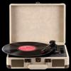 Vintage Bluetooth Vinyl Record Player with Speaker