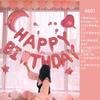 Birthday Balloon Set Party Decoration Arrangement Boys and Girls Birthday Balloon Set Premium Sensory Dopamine