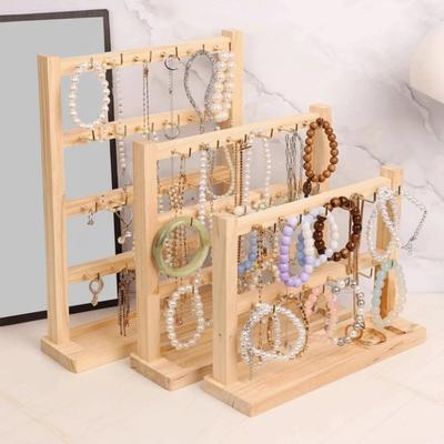 Stable Structure Jewelry Display Stand Stylish Bracelet Necklace Organizer  Watches Holder