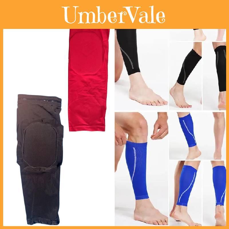 Honeycomb Impact Leg Sleeves Breathable Polyester For Basketball Running Cycling Sports