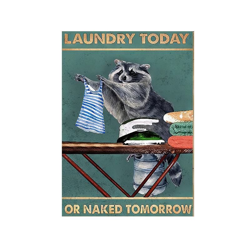 Funny Animal Wall Art Canvas Painting Fancy Sweet Cat Canvas Art Poster and Prints for Bathroom Living Room Home Decor Pictures