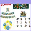 Conjunto de Decoração para Festa de Aniversário com Tema do Jogo Zelda com Banners, Toppers de Bolo e Balões Marca Céu Estrelado